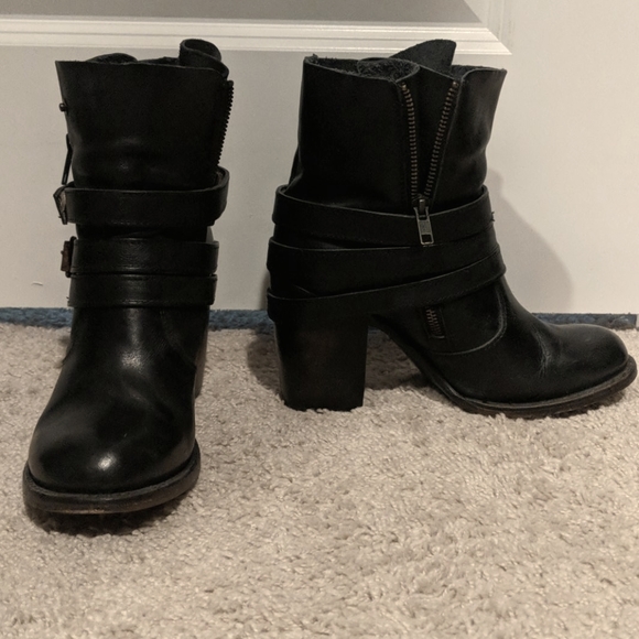Freebird By Steve Leather Bama Boots 